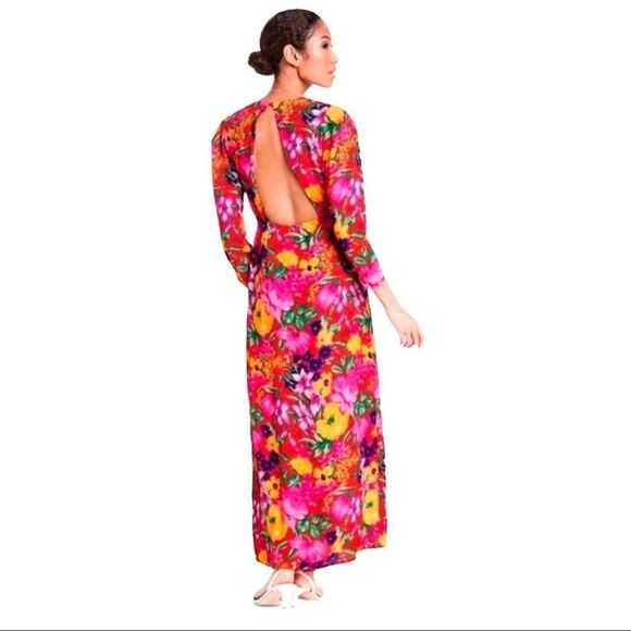 NWT RIXO+Target Cascade Ruffle Dress - Picture 3 of 6